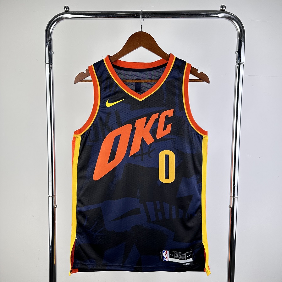 Oklahoma City Thunder NBA Jersey-8